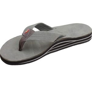 Men's Premier Leather Double Layer Arch Wide Strap